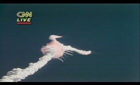 1986: CNN's coverage of the Challenger explosion