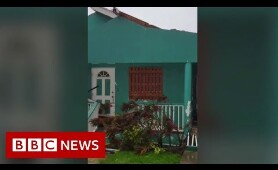 Hurricane Dorian: Destruction as storm hits Bahamas - BBC News