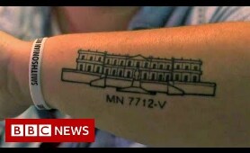 Why Brazilian people are getting a tattoo of a museum - BBC News