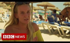 The woman stopping balcony fall deaths in Magaluf - BBC News