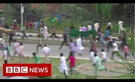 Tear gas at Kashmir rally India denies happened - BBC News