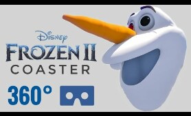 Disney Frozen 2 Roller Coaster 360° video Virtual Reality VR PSVR