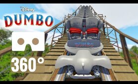 [360 video] Disney Dumbo Rollercoaster POV Ride VR Box