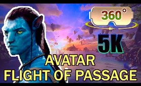 360° / VR 5K Avatar Flight of Passage Full Ride and Preshow at Pandora - Disney World Animal Kingdom