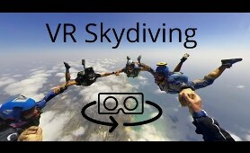 3D 360 VR skydiving experience with the Vuze camera (4K)