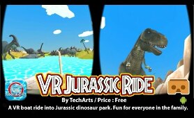 VR Jurassic Ride - A 3D VR bot ride into Jurasisic park. Fun for eveyone in the family.