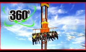 Roller Coaster 360 VR Theme Park 4K