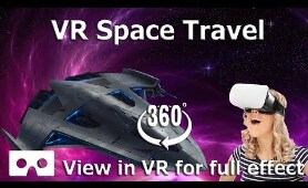 360 video Journey through space and travel the universe  in VR HD 4K