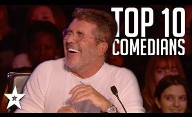 TOP 10 Funniest Comedians That Made SIMON COWELL Laugh on AGT & BGT | Got Talent Global