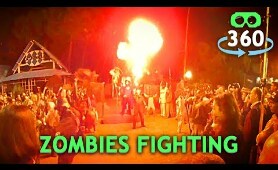 Zombies Fighting Halloween 360º Virtual Reality #360Video #VirtualReality #VR #360