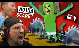 NO NO SQUARE GAME!  FGTeeV Funny VR CHAT Games (The $$ GRINDER Wager)