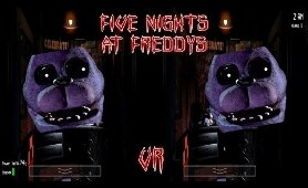 Five Nights At Freddys 1-  3D VR SBS Horror Video 4K - VR BOX 3D