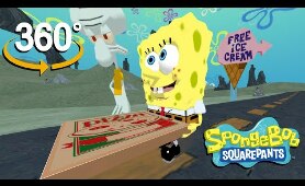 Spongebob Squarepants! - 360°  - Krusty Krab Pizza! (The First 3D VR Game Experience!)