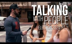 Watch these Gen-Z Chicks Flip for Trump in Real Time! Talking with People