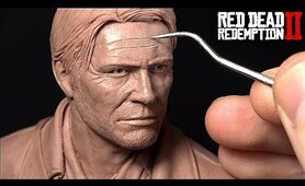 Sculpting Arthur Morgan Riding His Horse | Red Dead Redemption 2 Fan Art Sculpture