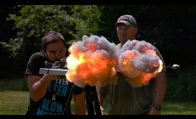 The FATTEST muzzle flash - 100,000 FPS - The Slow Mo Guys @KentuckyBallistics